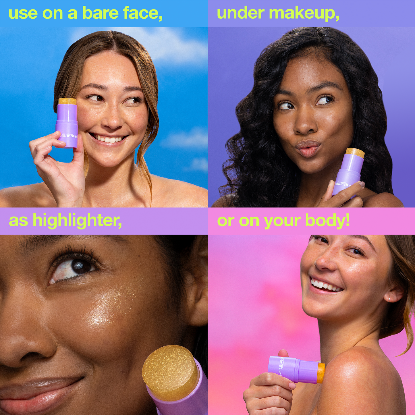golden hour hydrating spf30 stick four cases